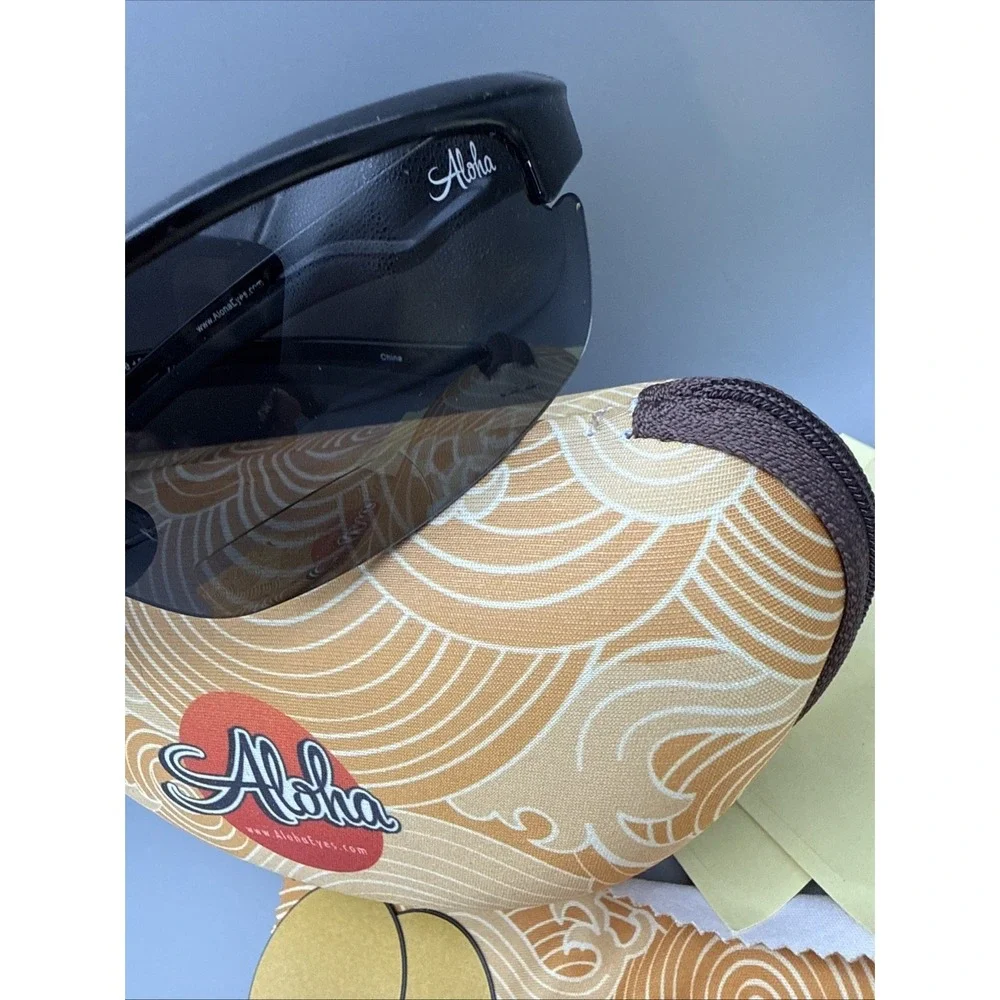 Aloha Eyewear Authentic Creekside +3.00 Bifocal Black Frame W/Case, cloth & more